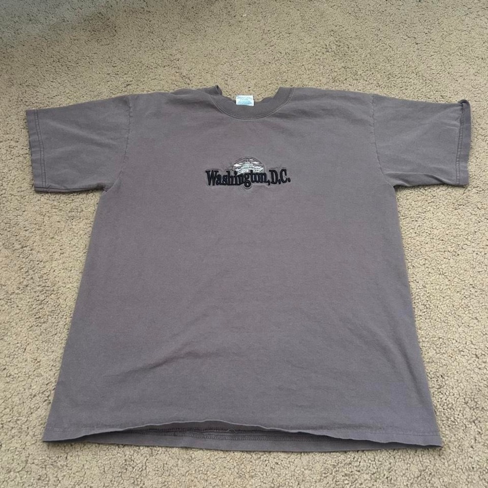Vintage Gildan Washington D.C. brown t-shirt Size M